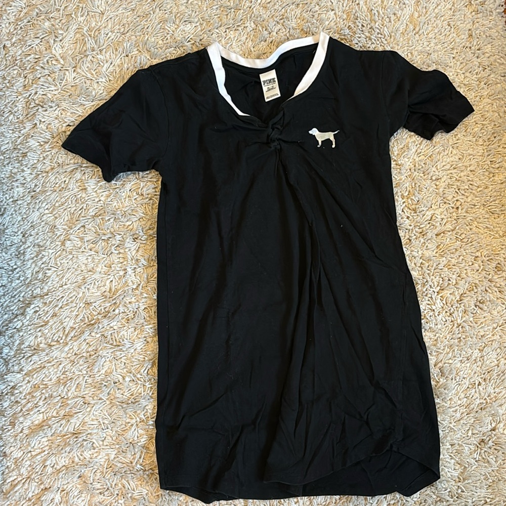 VS Pink Sleepshirt with Back Detail